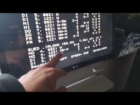 RTTY Seewetterbericht über Langwelle empfangen auf 147,3 Khz mit Stabo Handscanner