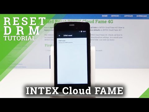 How to Reset DRM in INTEX Cloud FAME 4G - Delete Digital Licenses