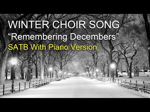 Winter Choir Music - Pinkzebra 