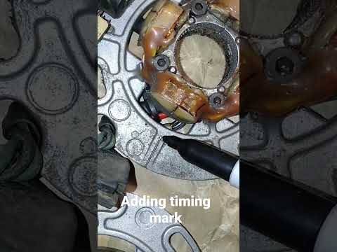 YZ250 adding a lighting stator  for headlight