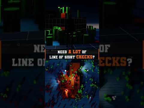 Jobs System Line of Sight Checking | AI Series Part 40 | Unity Tutorial #shorts