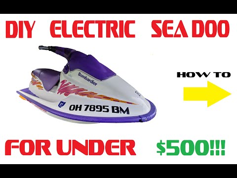 DIY ELECTRIC Jet Ski Part 2 Gauges, Controls and Batteries
