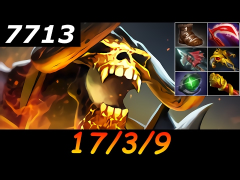 Dota 2 Clinkz 7713 MMR 17/3/9 (Kills/Deaths/Assists) Ranked Full Gameplay