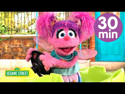 Abby's Vehicles Songs🚗🚒🛩️Trucks, Excavators, Planes & MORE | Sesame Street | 30 Mins