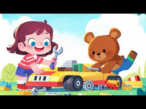 🐻Misiek Kierowca Formuły 1 🚗 | Piosenka dla Dzieci do Tańca i Śpiewania | Samochody i Wyścigi