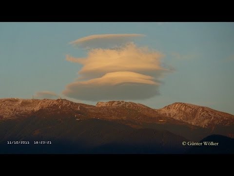 Lenticulariswolke / Lenticular cloud