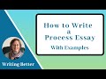 How to write a Process Essay (both directional and informational)