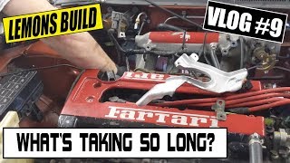 24 Hours of Lemons Build - Engine Is In - Vlog #9