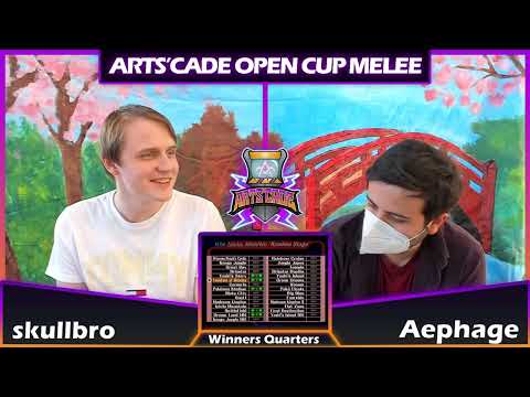 Arts'cade Open Cup #1 - skullbro (Dr Mario) vs. Aephage (Rondoudou & Ganon) - Melee Winners Quarters