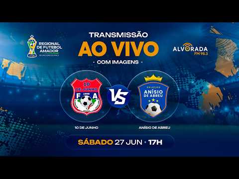 1O JUNHO X ANISIO DE ABREU - Campeonato Regional de Futebol Amador de São João do Piauí