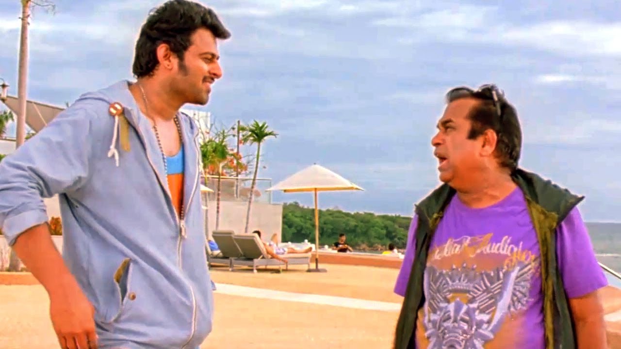 प्रभास ब्रह्मानंदम को तमन्ना से सेटिंग लगाने के लिए ?