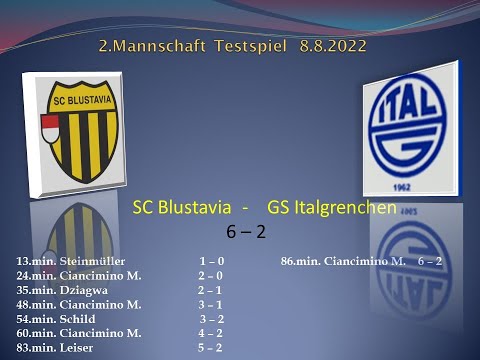 2.Mannschaft Testspiel SC Blustavia - GS Italgrenchen