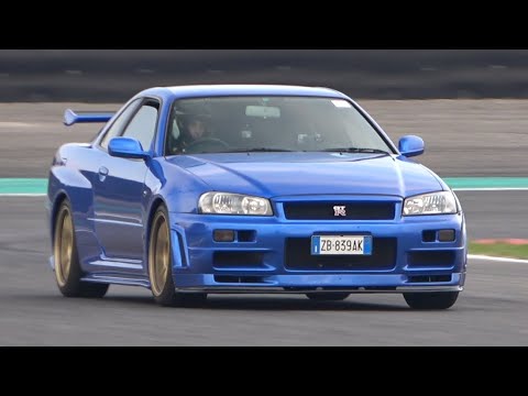 Adria Track Day 30.10.2021 | Part 1 - Skyline R34 GT-R, Honda NSX, Subaru Impreza WRX STI & More!