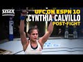 UFC on ESPN 10: Cynthia Calvillo Post-Fight Press Conference - MMA Fighting