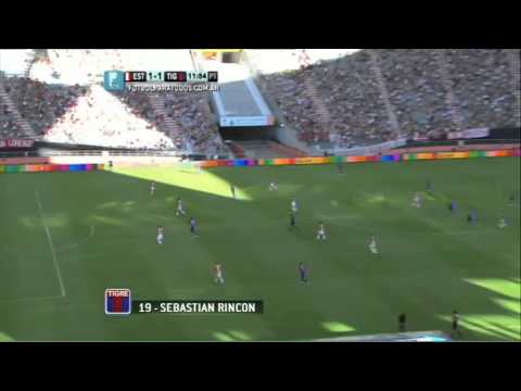 Gol de Rincón. Estudiantes LP 1 - Tigre 1. Fecha 19. Torneo Primera División 2014. FPT