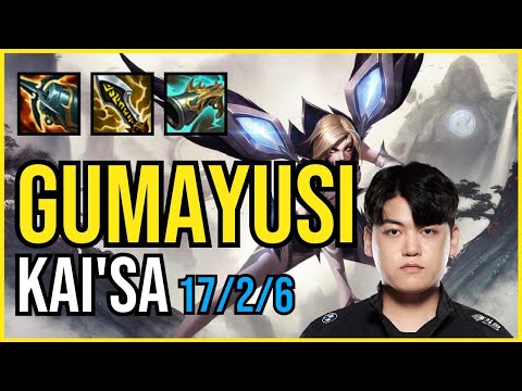 GUMAYUSI - KAI'SA vs SAMIRA ADC - KR Challenger - Patch 11.3 QUADRAKILL