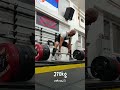 Deadlift 270kg! - nikada ne odustaj... #shorts