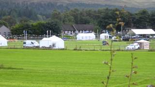 preview picture of video 'Lull Before The Big Day, Evening Before The 2014 Ballater Highland Games.'