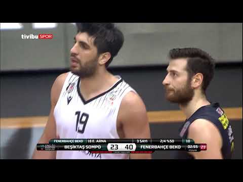 Maç Özeti:Beşiktaş Sompo Sigorta - Fenerbahçe Beko 22.Hafta Maç Özeti