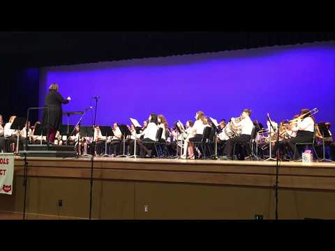 Ricky in Honors Band, first song