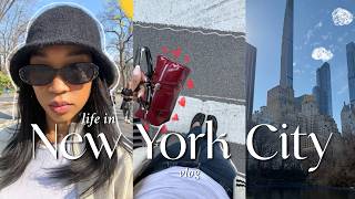 LIFE IN NYC | back from my 2 week honeymoon, Central Park walk, college paper, semi productive vlog