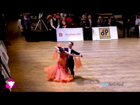 Giuseppe Longarini - Katarzyna Kapral, Prague Open 2013, WDSF WO standard, semifinal - slowfox
