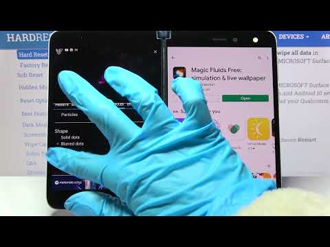 How to Download Live Wallpaper on MICROSOFT Surface Duo – Apply Magic Fluid Wallpaper
