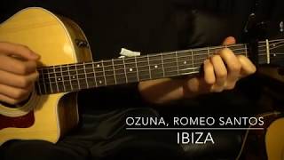 Ibiza // Ozuna ft. Romeo Santos // Easy Guitar Lesson (W/Tab!)