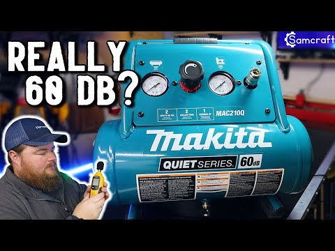 TESTED:  60 dB Makita Quiet Air Compressor [MAC210Q]