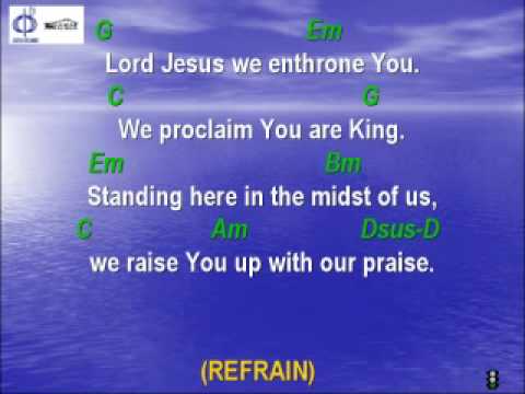 CFC EDMONTON - CLP SONG - LORD JESUS, WE ENTHRONE YOU with lyrics