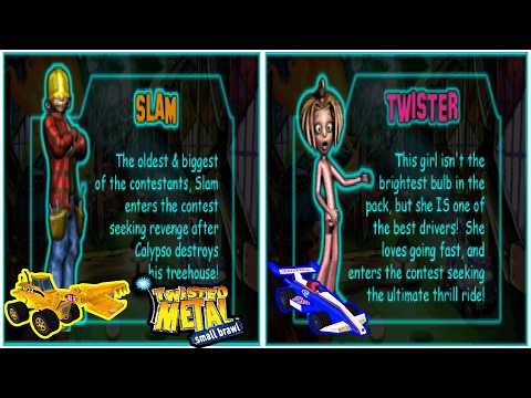 [Duckstation] Twisted Metal: Small Brawl (Slam & Twister 1P Tournament Playthroughs)