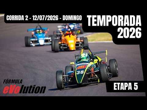 Etapa 5 - 2026 - FÓRMULA EVOLUTION - Corrida 2 - Cascavel - AO VIVO