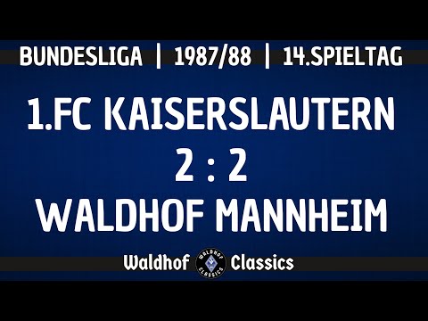 1987/88 | 1.FC Kaiserslautern - SV Waldhof Mannheim