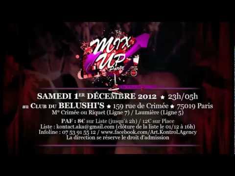 MIX UP PARTY #2 - RED'N'ROSE EDITION (Teaser) @ Belushi's Paris - 01/12/2012