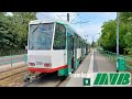 MVB Magdeburg Mitfahrt Tram 9 Neustädter See Reform ČKD Tatra B6A2M Ex BVG