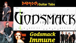 Immune - Godsmack - Guitar + Bass TABS Lesson