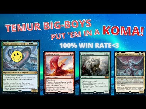 TEMUR BIG-BOYS! Put 'Em in a Koma! UNDEFEATED Kaldheim Standard Deck