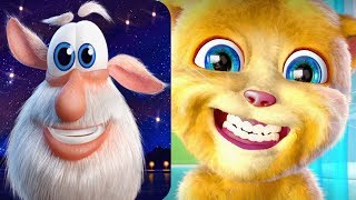 2 split screen gameplay - Talking Booba and Talking Ginger