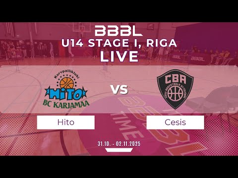 Cēsis 2012 vs KK Hito/Johvi Spordikool 2012 | BBBL Boys U14