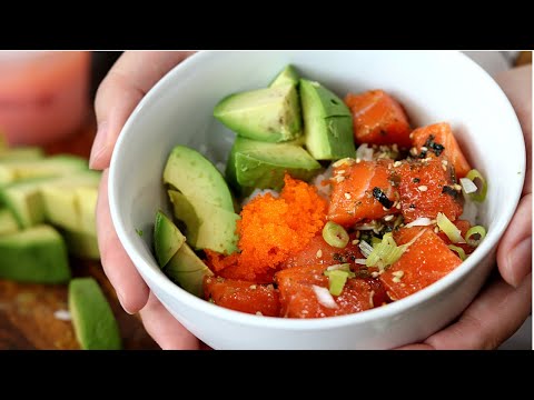 Salmon Poke Bowl Recipe and How to Buy Raw Salmon for Sashimi, Sushi, Poke