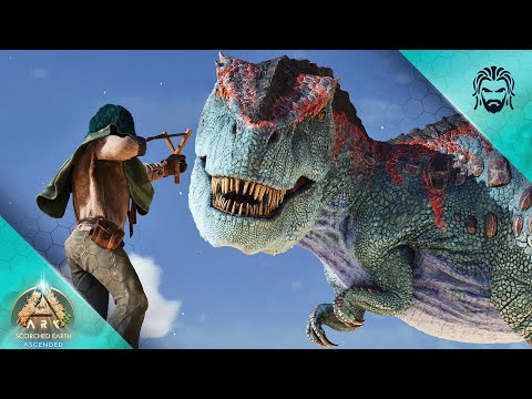 I Tamed a Max Level Rex with a Slingshot! - ARK Scorched Earth [E40]