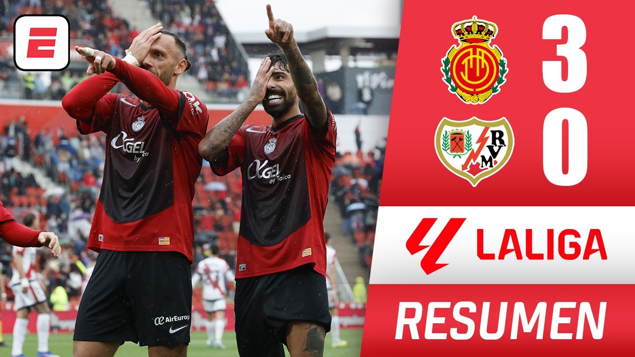 MALLORCA de DEMICHELIS goleó a RAYO VALLECANO y se aleja más del descenso. Muriqui, figura | La Liga