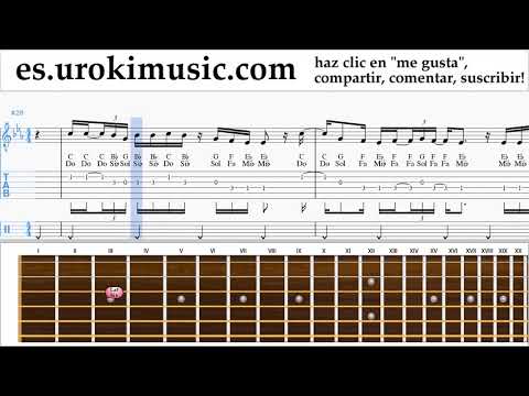 Tutorial de Guitarra Martin Garrix feat Khalid - Ocean Clases Notas um-i927