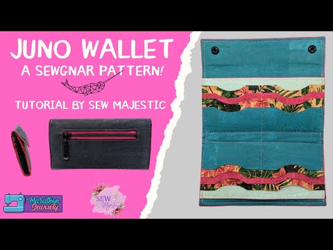The Juno Wallet by SewGnar - Sewing Tutorial by Sew Majestic