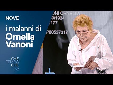 Che tempo che fa | I malanni di Ornella Vanoni e il suo esilarante Diario