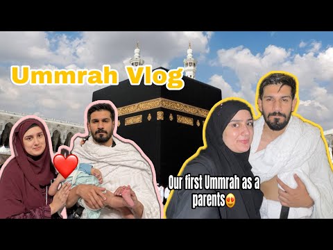 First Ummrah with our daughter🐥 || AllhamdiAllah perfomed ummrah with family|| Emotional Vlog🥹