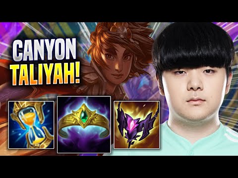 CANYON TRIES NEW TALIYAH BUILD! - DK Canyon Plays Taliyah JUNGLE vs Ekko! | Season 2022