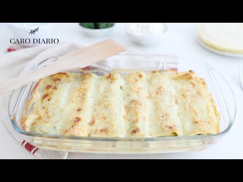 CRESPELLE AL FORNO RICOTTA E SPINACI: ECCEZIONALI !!! RICETTA COMPLETA E INFALLIBILE
