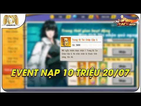 One Punch Man: The Strongest VNG: NẠP 10 TRIỆU LÀM RÕ EVENT ƯU ĐÃI NẠP, SET ĐỒ CHỚP NHOÁNG