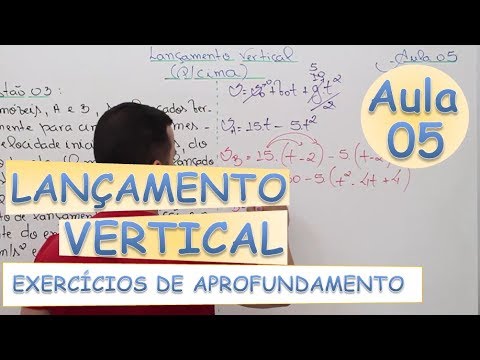 Lançamento Vertical - Aula 05 (Exercícios de Aprofundamento)